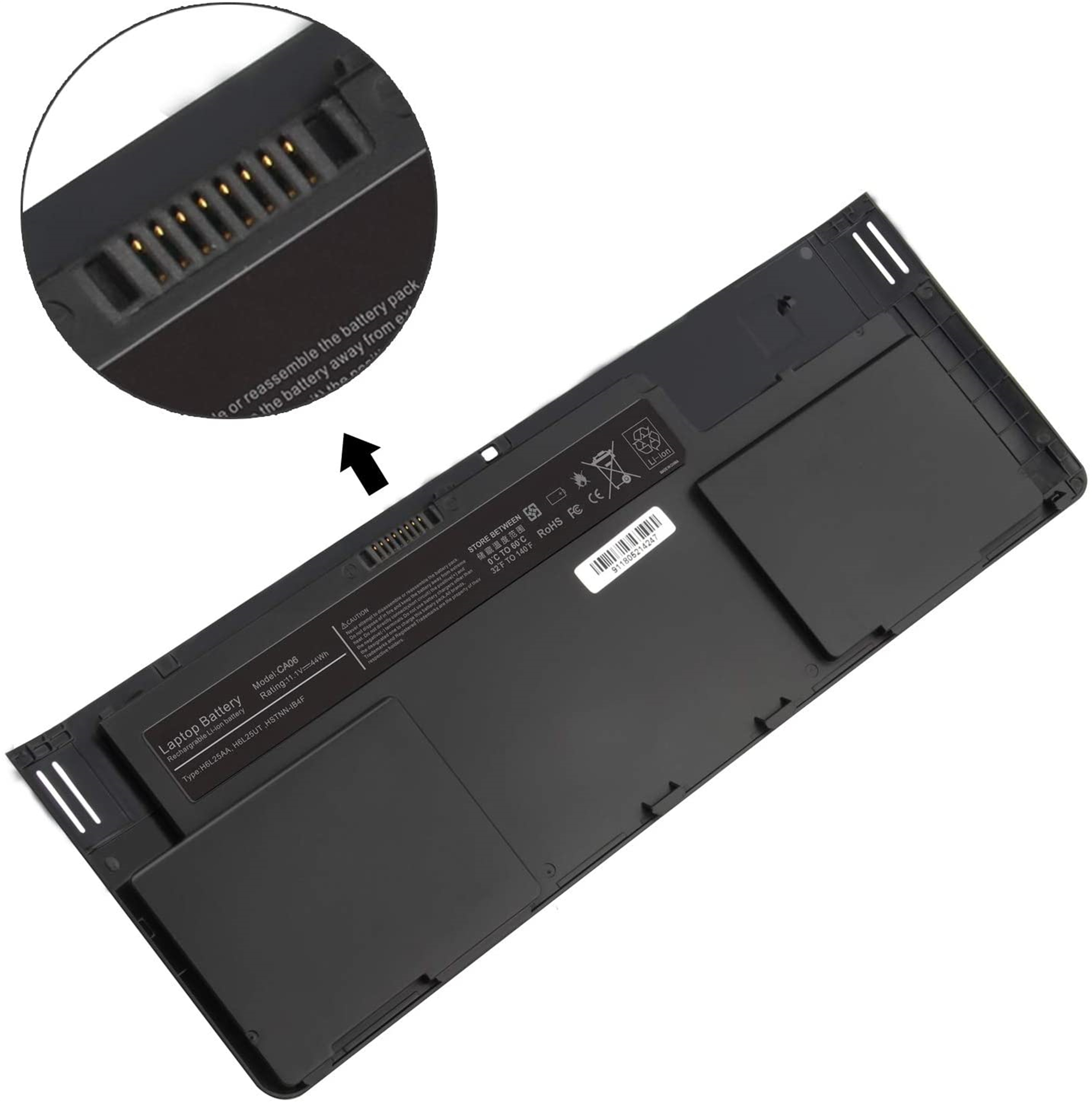 OD06XL rechargeable lithium ion Notebook battery Laptop battery for HP HP EliteBook revolve 810 G1tablet 11.1 V 44Wh 4000 mAh