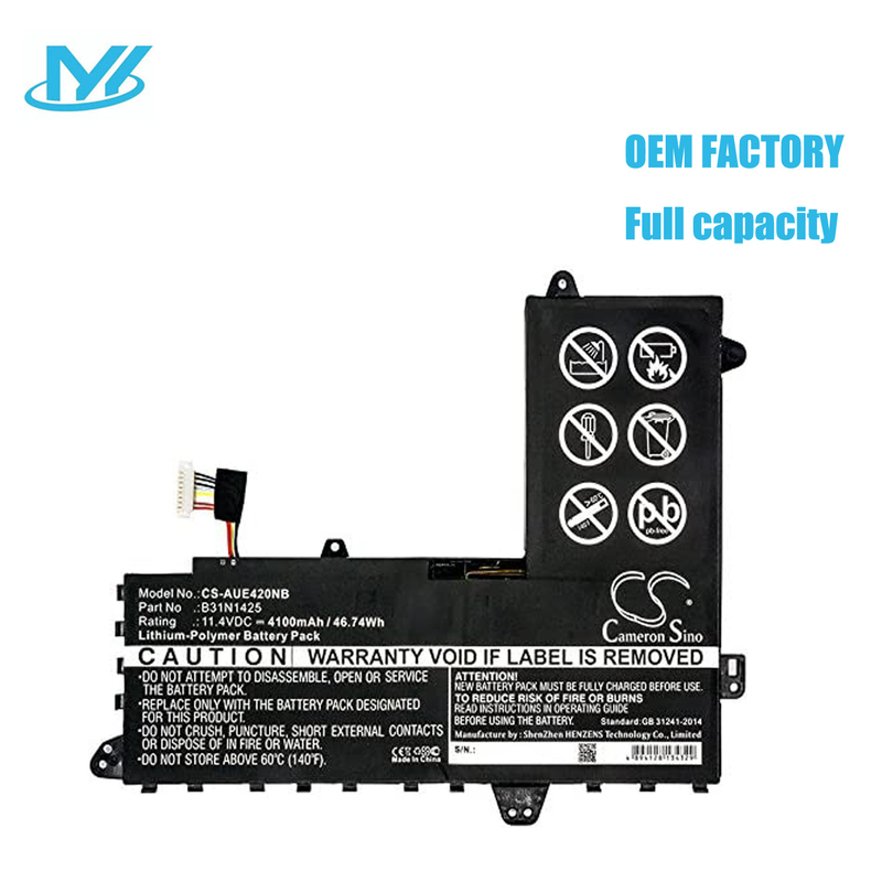B31N1425 Original battery laptop 11.4V 48Wh Laptop Battery for ASUS Eeebook E402MA E402M E402S WX0018H WX0001H WX0002T 0B200-01400100