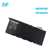 JD25G rechargeable lithium ion laptop Battery 7.4V 52Wh 90V7W 5K9CP RWT1R 0RWT1R 0DRRP 0N7T6 Dell laptop XPS 13 9343 9350 13D XPS13D 13-9343 13-9350 13D-9343