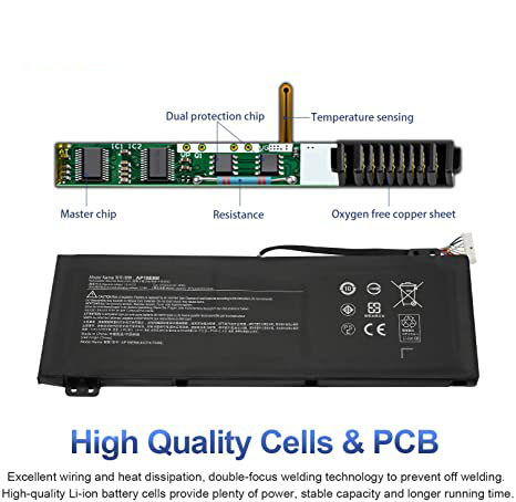 Best Seller OEM Manufacturer laptop battery lithium ion batteries AP18E8M AP18E7M for Acer Predator Helios 300 PH315-52 PH317-53 Aspire 7 A715 Aspire 7 A715-74G Nitro 7 AN715-51 Nitro 5 AN515 