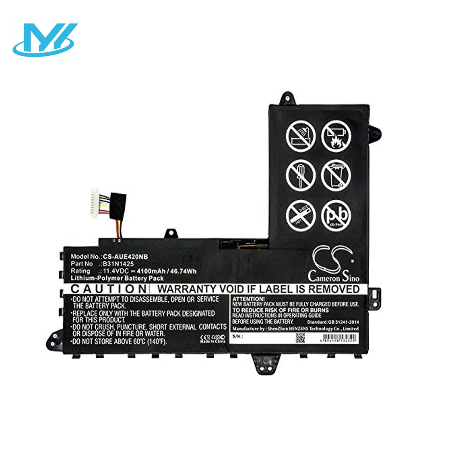 B31N1425 Original battery laptop 11.4V 48Wh Laptop Battery for ASUS Eeebook E402MA E402M E402S WX0018H WX0001H WX0002T 0B200-01400100