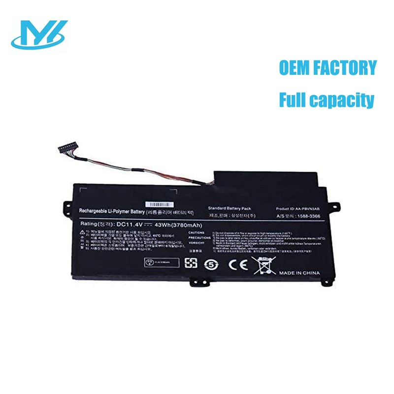 AA-PBVN3AB rechargeable lithium ion Notebook battery Laptop battery SAMSUNG aa-pbvn3ab NP 370R4E NP 370R5E NP 450R4E NP 450r5e NP 510R5E 11.4V 43WH 3780mAh