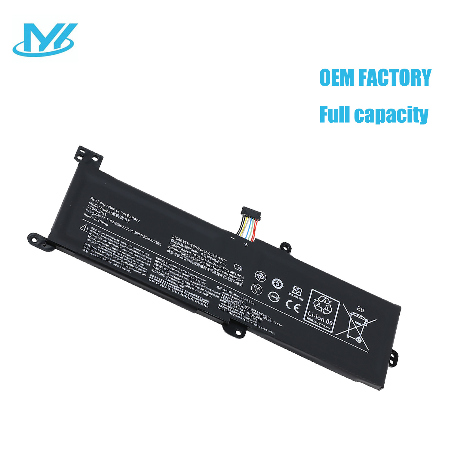 L16M2PB1 rechargeable lithium ion Notebook battery Laptop battery For Lenovo xiaoxin5000 320-14ABR 320-15ABR 520-15IKBR 8.7V 3800mAh 