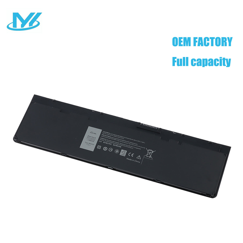 WD52H rechargeable lithium ion Notebook battery Laptop battery GHT4X VFV59 GVD76 GD076 HJ8KP KWFFN W57CV 7.4V 6300 mAh for Dell laptop Latitude 12 7000 series E7250 7250 E7240 7240