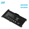 BK03XL rechargeable lithium ion Notebook battery Laptop battery 11.4 41.7Wh 8420mAh for HP laptop Pavilion x360 14 14-ba000 14m-ba000 series HSTNN-LB7S HSTNN-UB7G TPN-W125 916366-421 916366-541