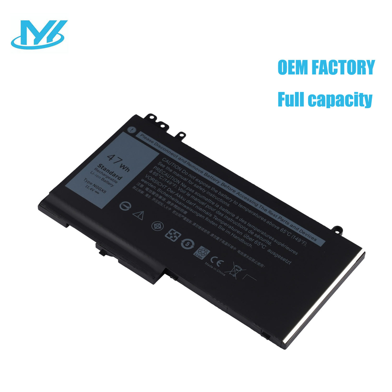 NGGX5 lithium ion Laptop Battery 11.4V 47Wh JY8D6 954DF 0JY8D6 451-BBUM for Dell laptop Latitude E5270 E5470 E5570 (P48F001) Precision M3510 Series Notebook 