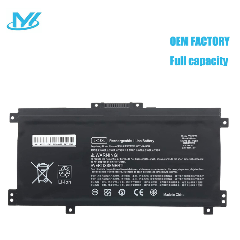 LK03XL rechargeable lithium ion Notebook battery Laptop battery for HP LK03XL, 916368-421, 916814-855, HSTNN-1B8N, HSTNN-IB8N, HSTNN-UB71, L09280-855, L09281-855, L09911-141, LK03048XL, LK03055XL-PR, 