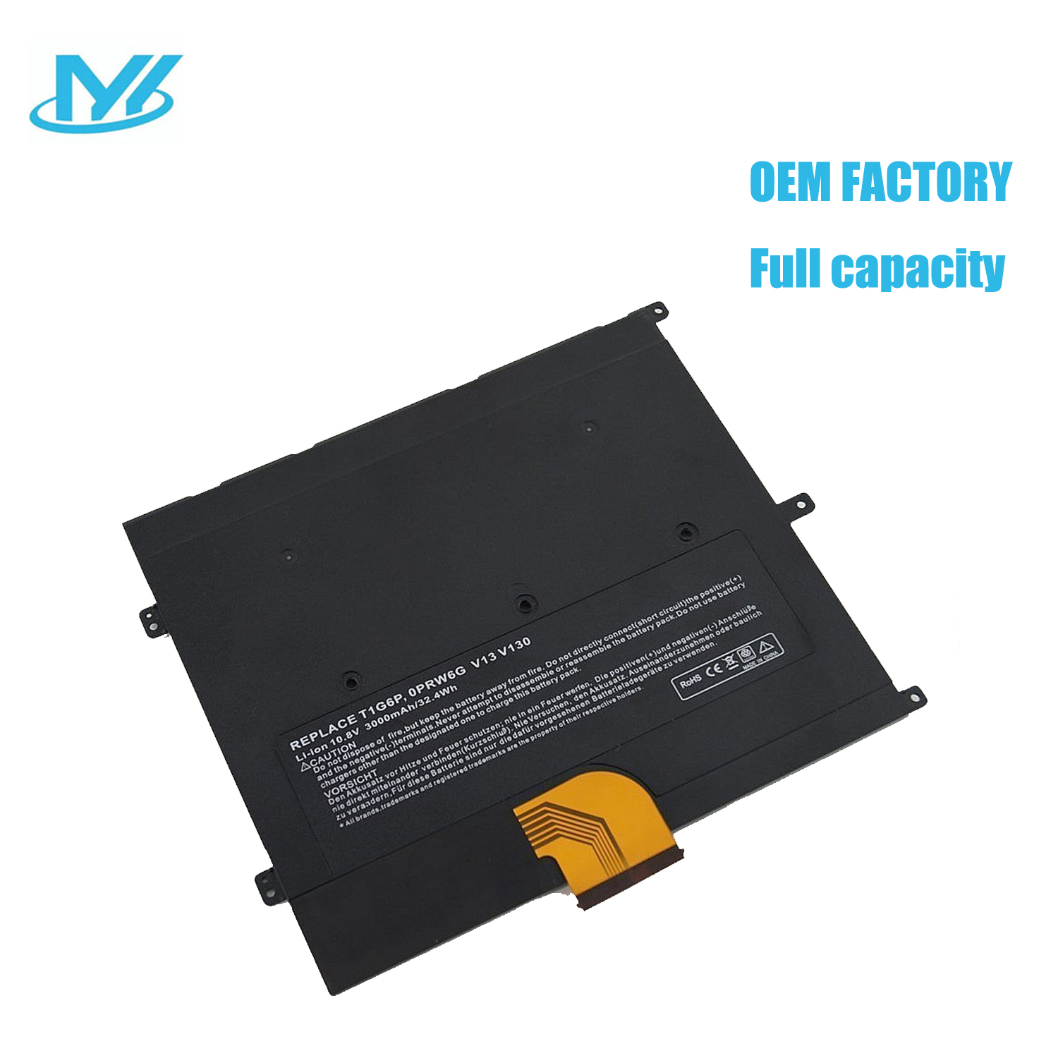 T1G6P rechargeable lithium ion Notebook battery Laptop battery CN-0449TX NTG4J ONTG4 PRW6G OPRW6G 0449TX 11.1 V 30Wh for Dell laptop Vostro 13 130 V13 V130 V1300 V13Z P08S P16S