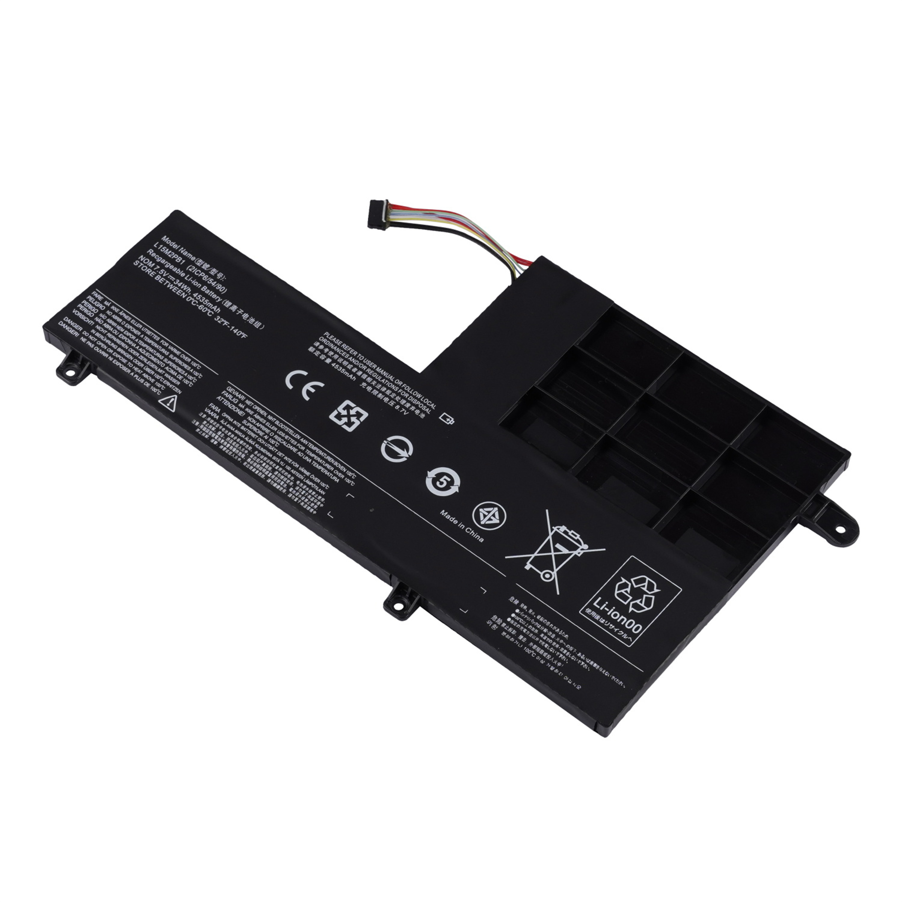 L15M2PB1 rechargeable lithium ion Notebook battery Laptop battery For Lenovo Yoga 510-14ISK 520 7.6V 35WH 2 Cell