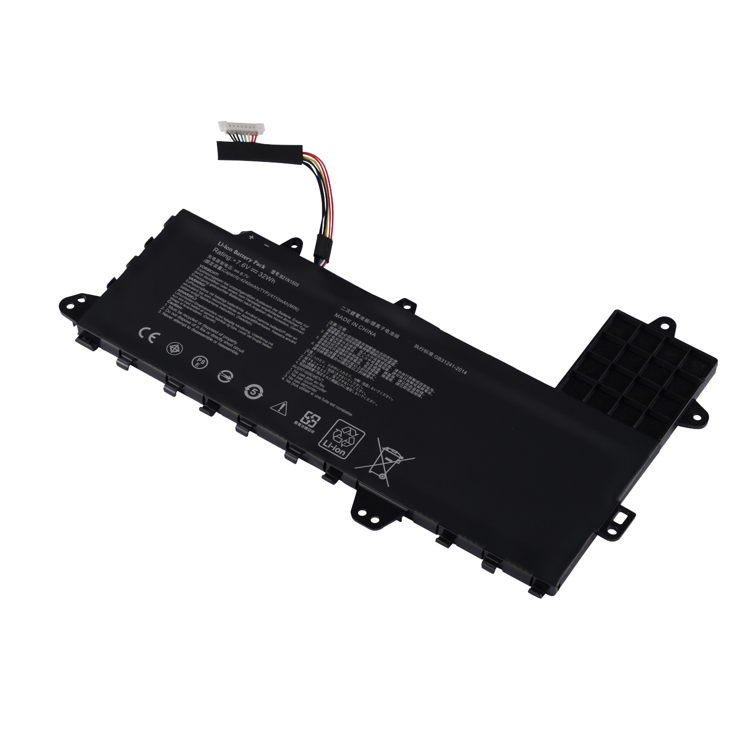 Best Seller OEM Manufacturer laptop battery lithium ion batteries B21N1505 for Asus E402 E402N E402M E402S E502S