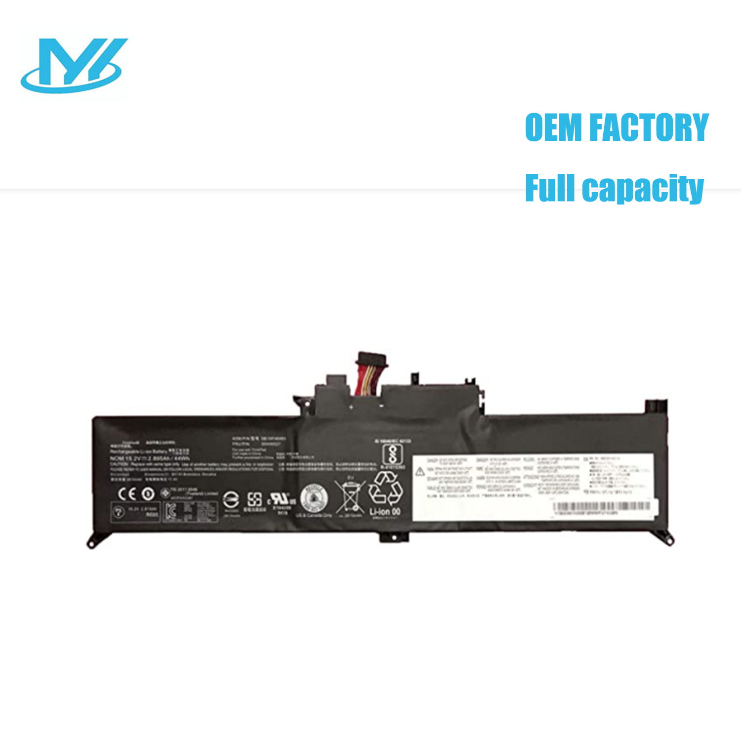 00HW027 rechargeable lithium ion Notebook battery Laptop battery LENOVO ThinkPad Yoga 260 Series 15.2V 44Wh 2895mAh