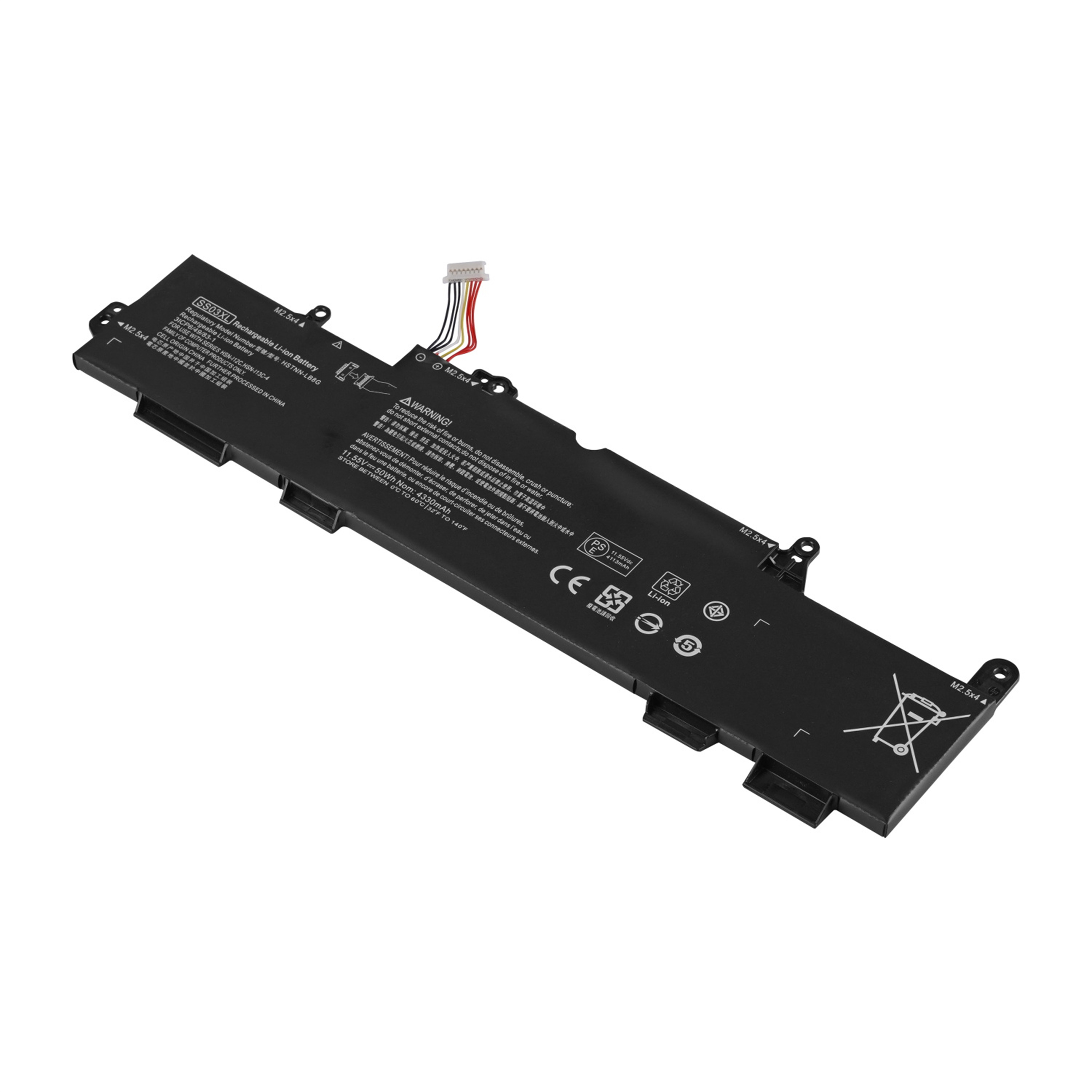 SS03XL rechargeable lithium ion Notebook battery Laptop battery For HP EliteBook 730 745 840 ZBOOK 14U G5 933321-855 11.55V 50Wh 4330mAh 3cell