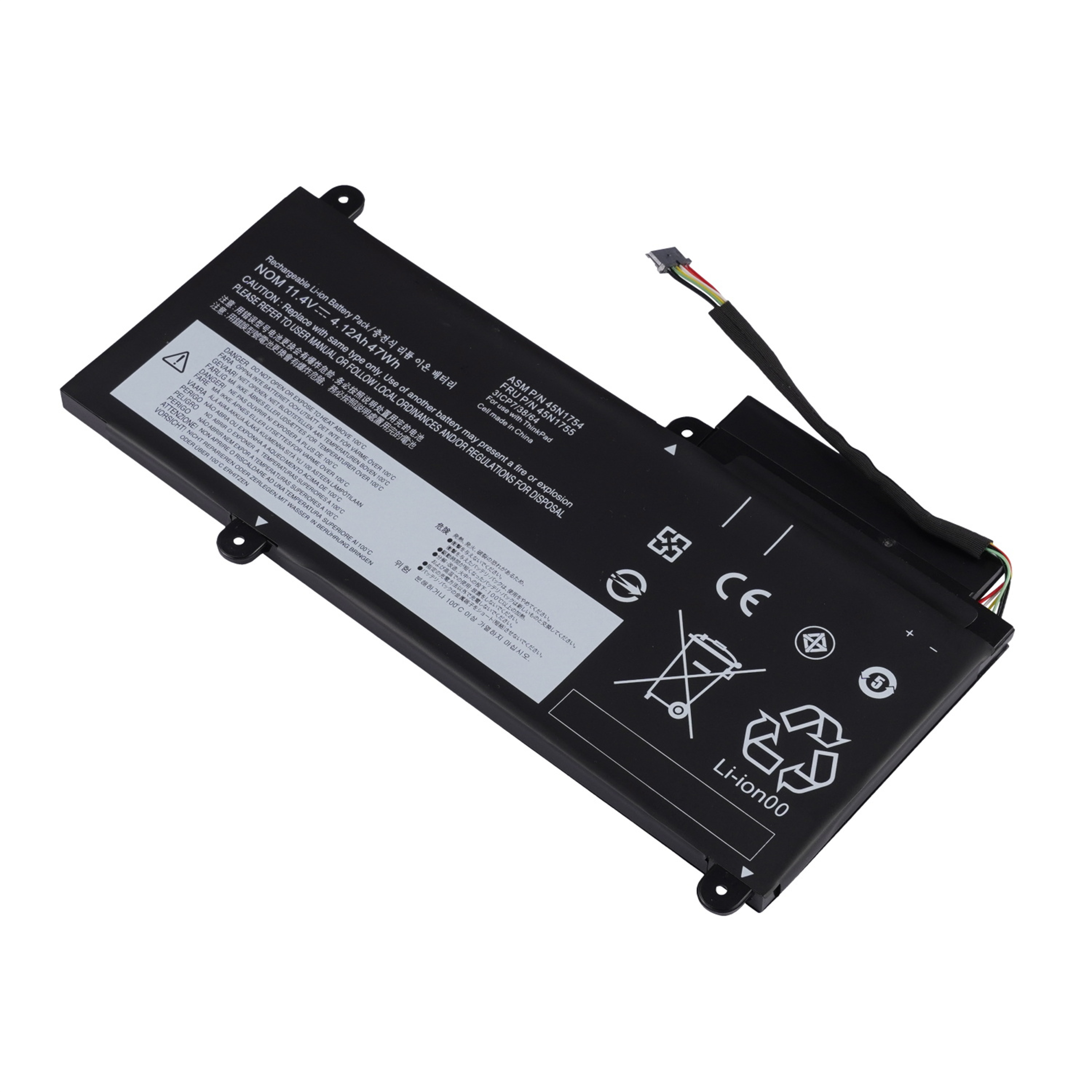 45N1754 rechargeable lithium ion Notebook battery Laptop battery For Lenovo ThinkPad E450 E450C E455 E460 E460C E465 11.4V 47Wh 4120mAh