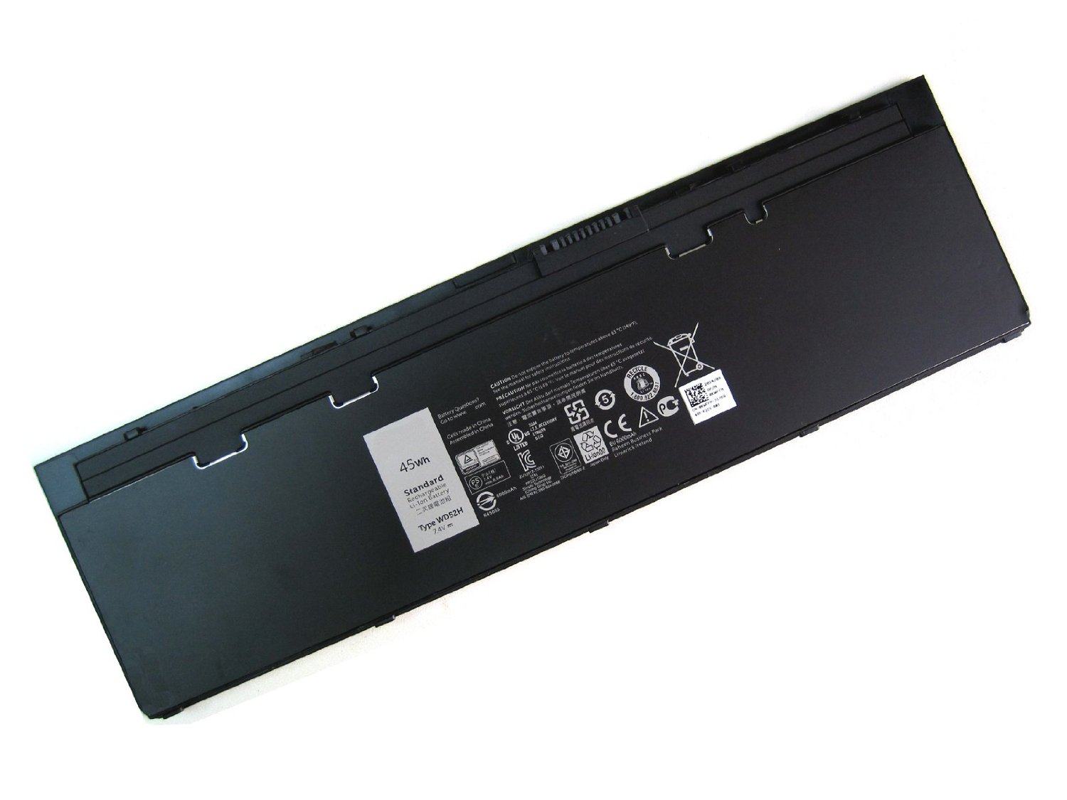 WD52H rechargeable lithium ion Notebook battery Laptop battery GHT4X VFV59 GVD76 GD076 HJ8KP KWFFN W57CV 7.4V 6300 mAh for Dell laptop Latitude 12 7000 series E7250 7250 E7240 7240
