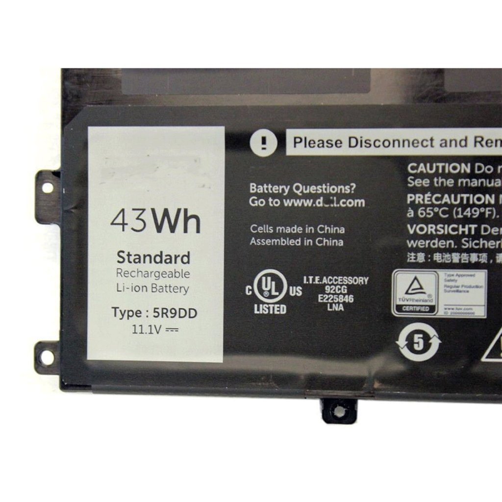 5R9DD 11.1V 3874mAh laptop battery lithium ion battery for DELL Latitude Chromebook 11 (3120) P22T Series laptop