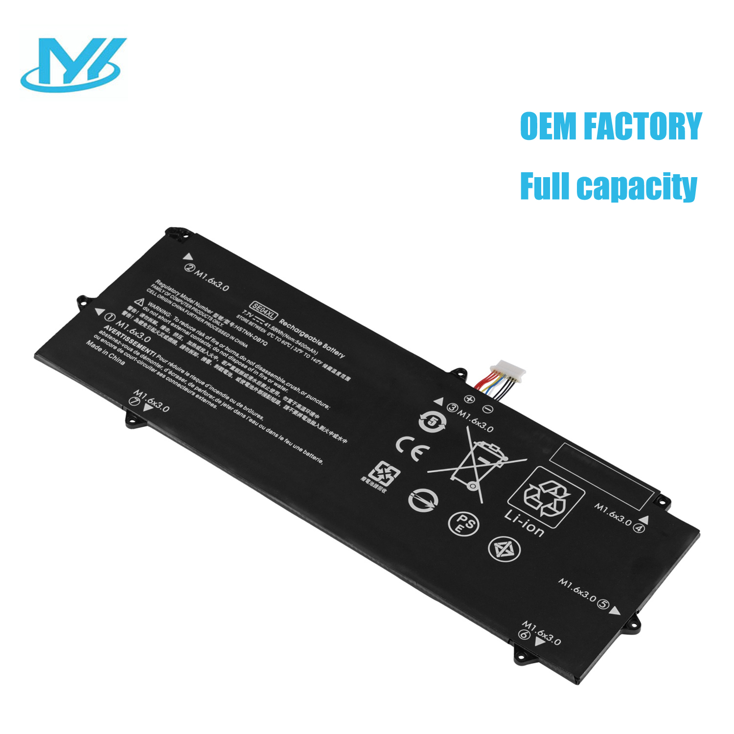 SE04XL rechargeable lithium ion Notebook battery Laptop battery For HP Pro X2 612 G2 Tablet 860708-855 860724-2B1 860724-2C1 HSTNN-DB7Q DWO Manufacturer 7.7V 41.58Wh 5400mAh 4cell