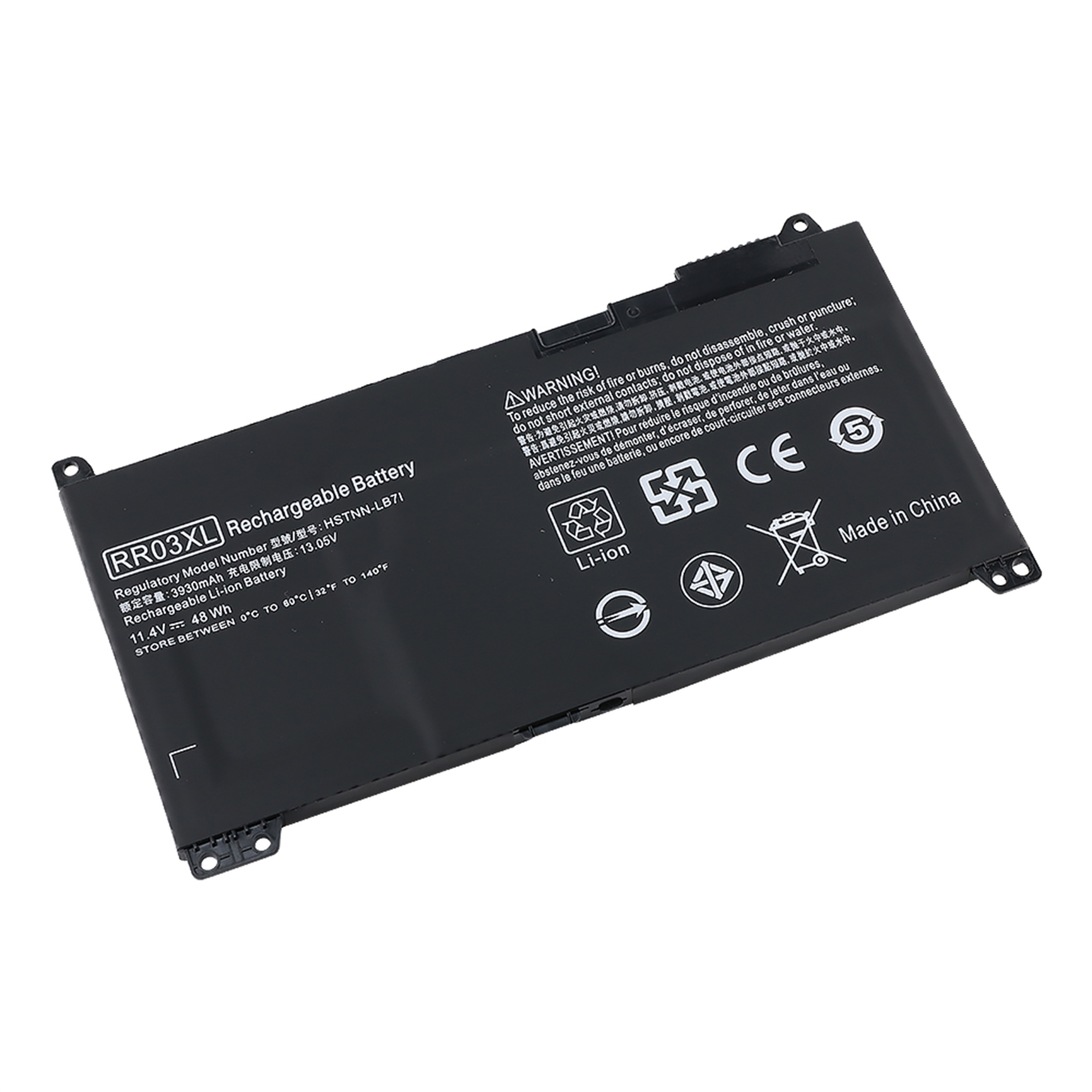 RR03XL rechargeable lithium ion Notebook battery Laptop battery For HP ProBook 430 G4 440 G4 450 G4 455 G4 470 G4 MT20 MT21 11.4V 48Wh 3930mAh