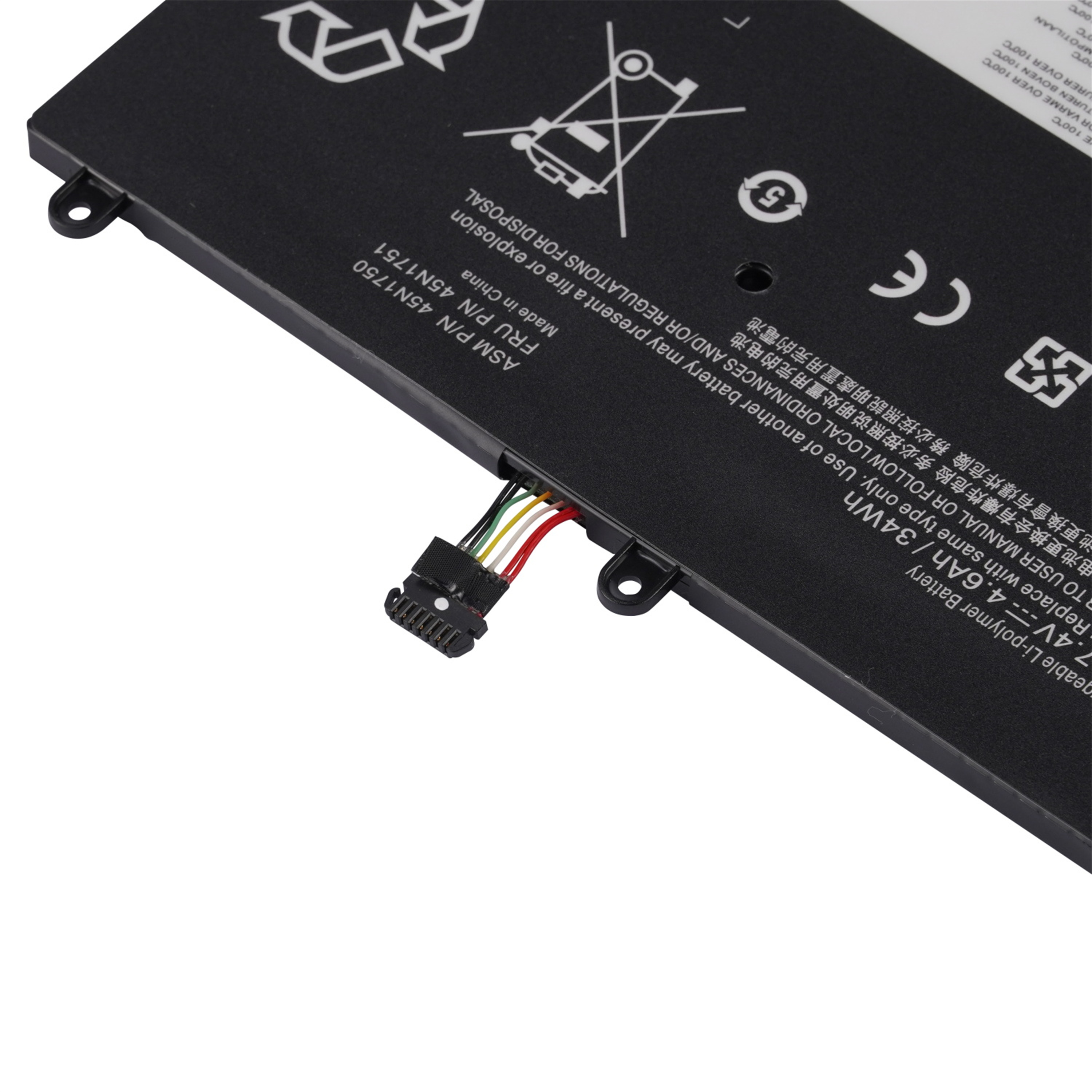 45N1750 rechargeable lithium ion Notebook battery Laptop battery for Lenovo ThinkPad Yoga 11e20D9A008CD Series 7.4V 34Wh 4600mAh