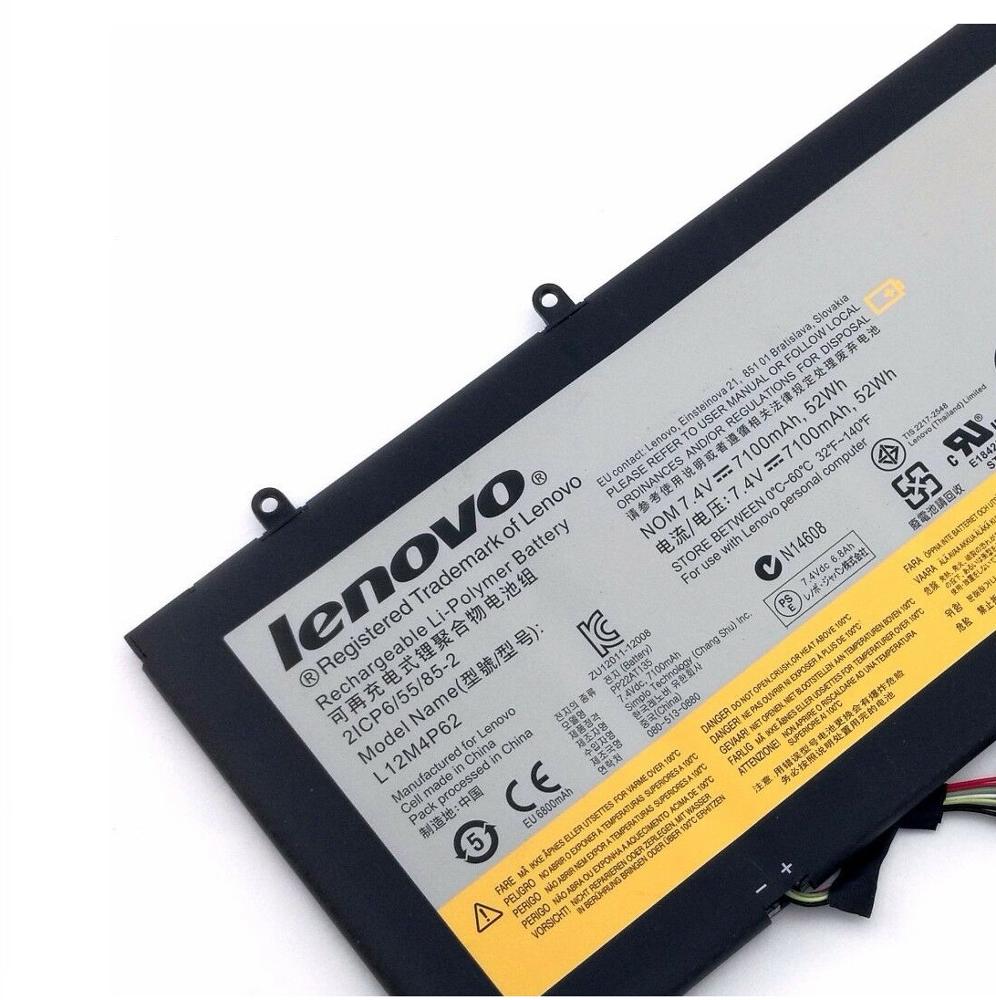 L12M4P62 rechargeable lithium ion Notebook battery Laptop battery For LENOVO Ideapad U430 U530 U530-20289 Touch 7.4V 52W/7100mAh