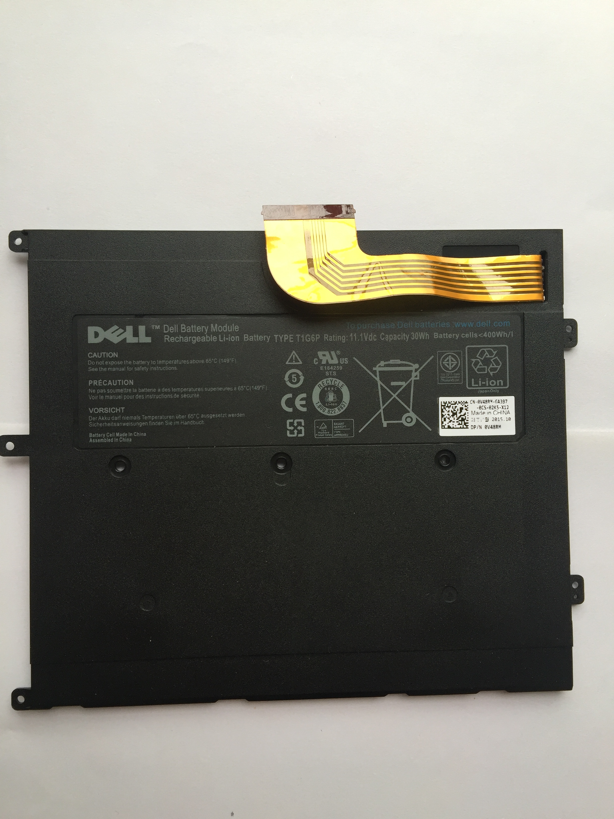 T1G6P rechargeable lithium ion Notebook battery Laptop battery CN-0449TX NTG4J ONTG4 PRW6G OPRW6G 0449TX 11.1 V 30Wh for Dell laptop Vostro 13 130 V13 V130 V1300 V13Z P08S P16S