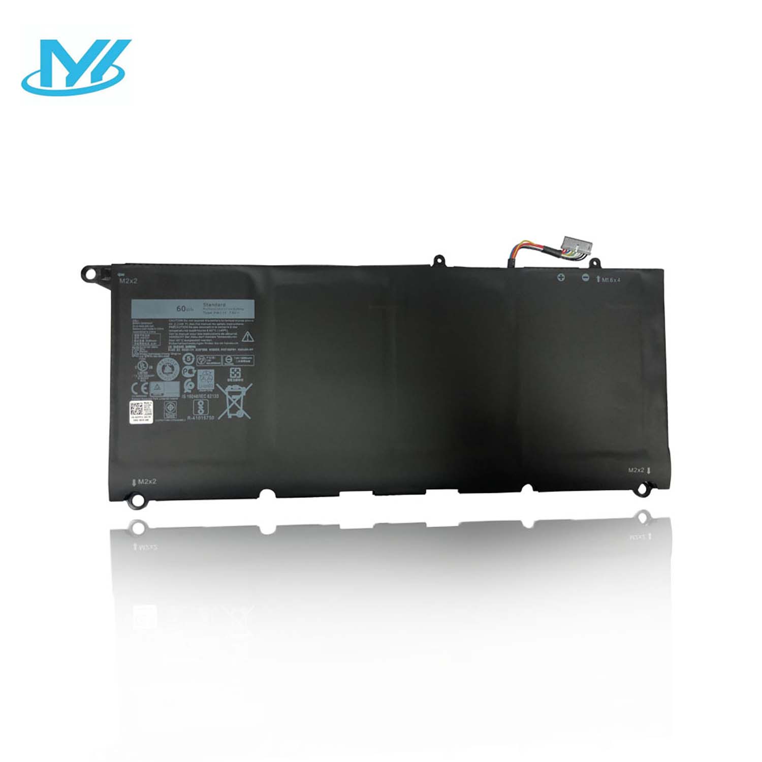 PW23Y Notebook battery Laptop battery lithium ion batteries 7.6v 60wh 7800mAh 0RNP72 0TP1GT RNP72 for Dell laptop XPS13 9360 13-9360-D1605G