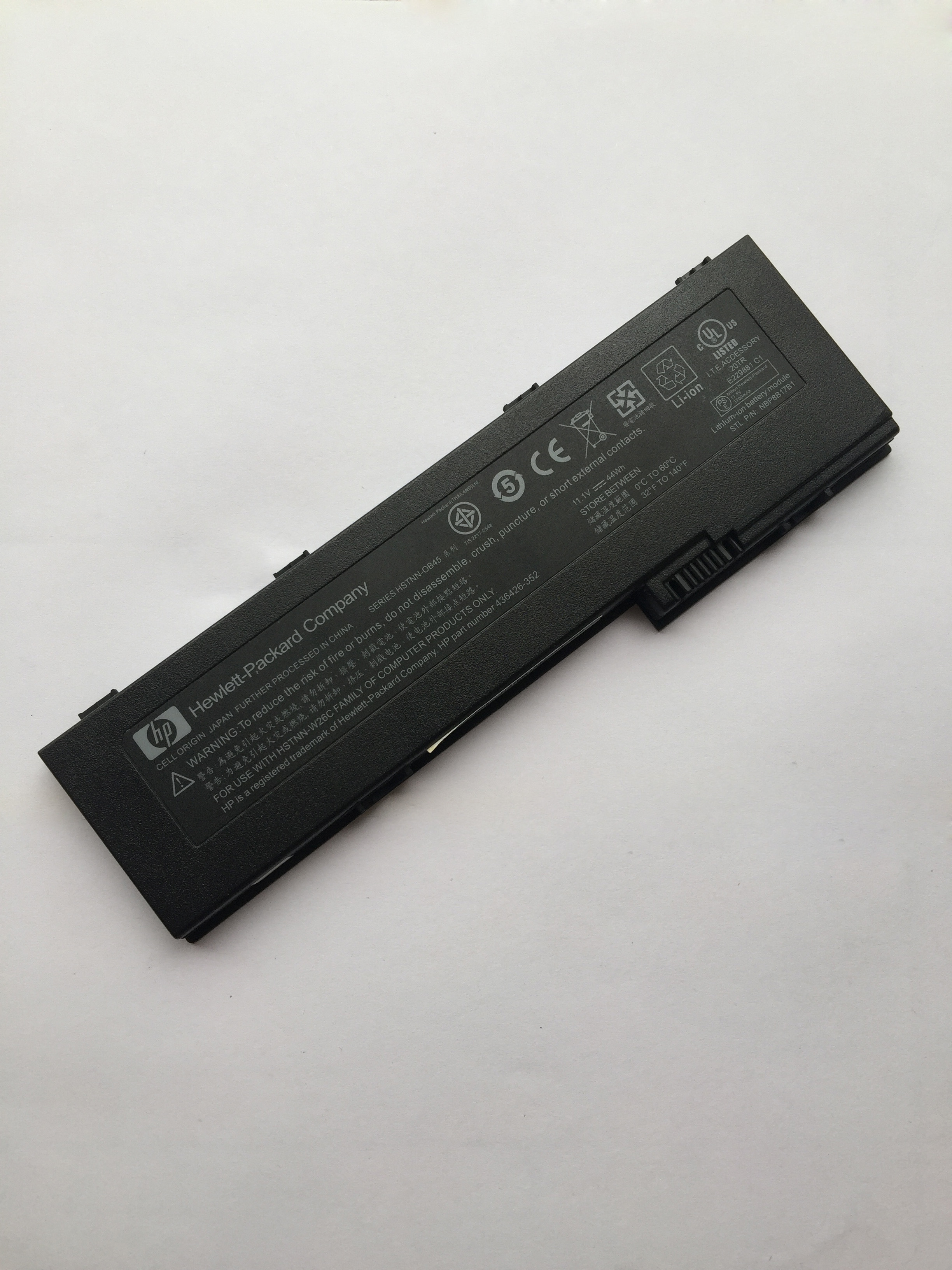 HSTNN-OB45 rechargeable lithium ion Notebook battery Laptop battery 11.1V 44Wh HSTNN-CB45 HSTNN-W26C for HP laptop EliteBook 2710p 2730p 2740p 2760p