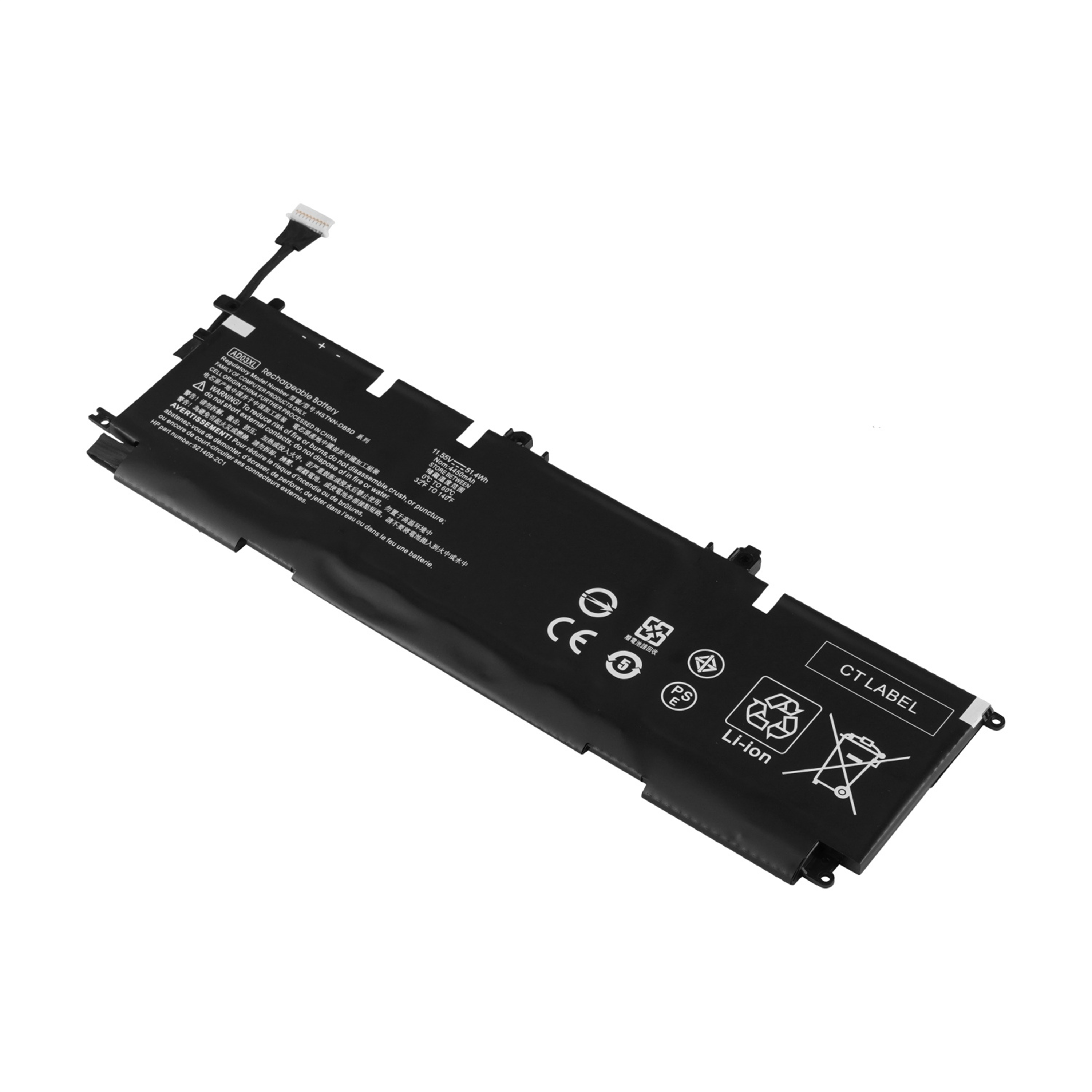 AD03XL rechargeable lithium ion Notebook battery Laptop battery 11.55 51.4Wh for HP laptop ENVY 13-ad004ng HSTNN-DB8D 921439-855 921409-271
