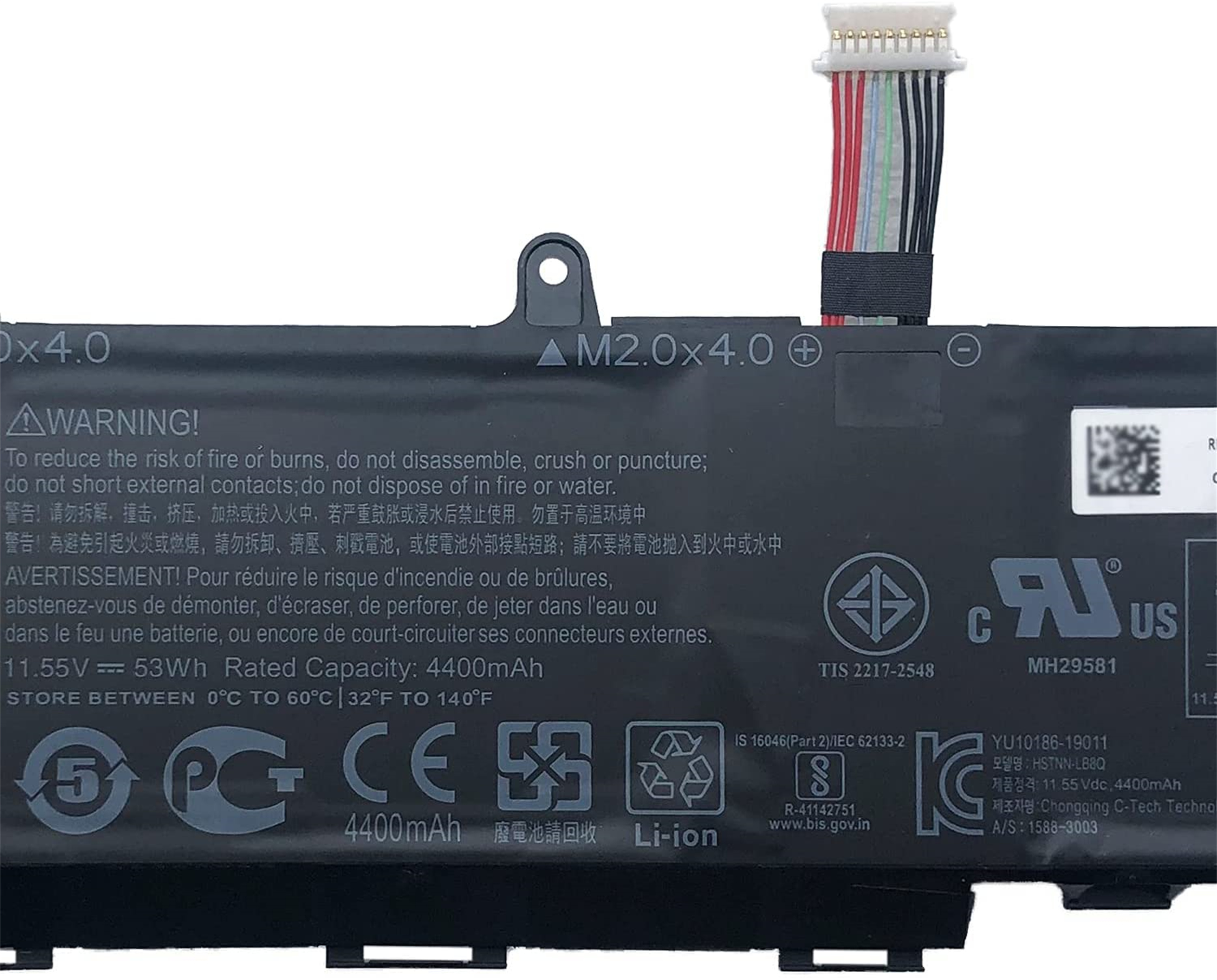 CC03XL rechargeable lithium ion Notebook battery Laptop battery HSTNN-DB9Q L77608-2C1 HSTNN-IB9F 11.55V 53Wh for HP laptop EliteBook x360 830 G7 G8 ZBook Firefly 14 G7 G8