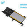 C21N1634 7.6V 4840mAh laptop battery for ASUS laptop A541U A580U FL8000U FL8000UQ FL8000UN FL8000UF FL5900L Vivobook