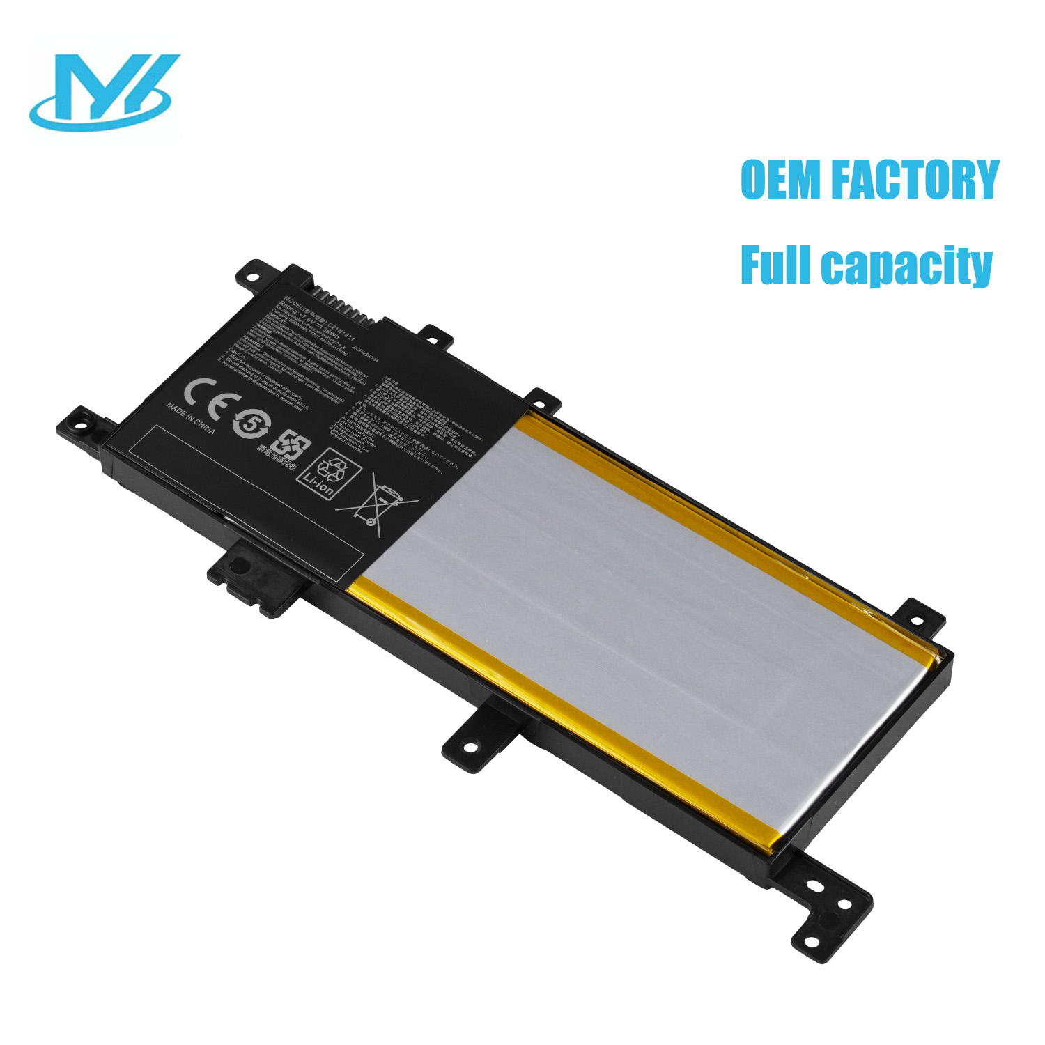 C21N1634 7.6V 4840mAh laptop battery for ASUS laptop A541U A580U FL8000U FL8000UQ FL8000UN FL8000UF FL5900L Vivobook