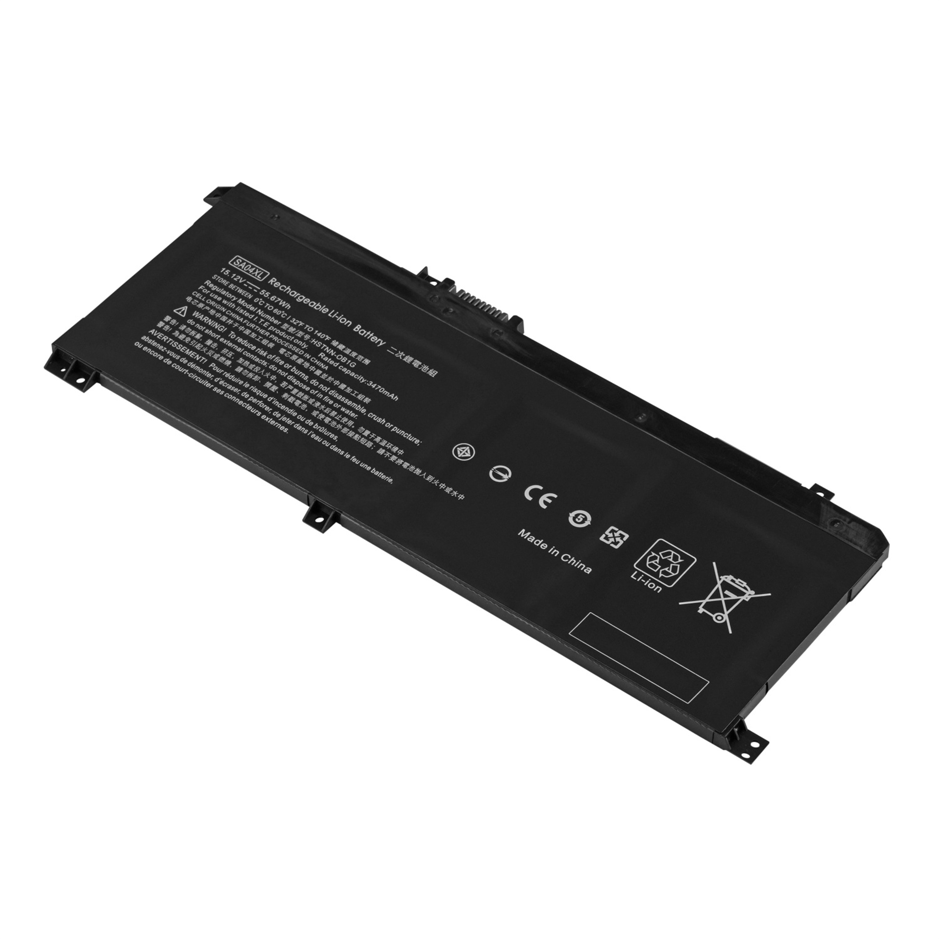 SA04XL rechargeable lithium ion Notebook battery Laptop battery For HP HSTNN-OB1F HSTNN-OB1G L43248-AC1 L43248-AC2 Series 15.12V 5567MAH 