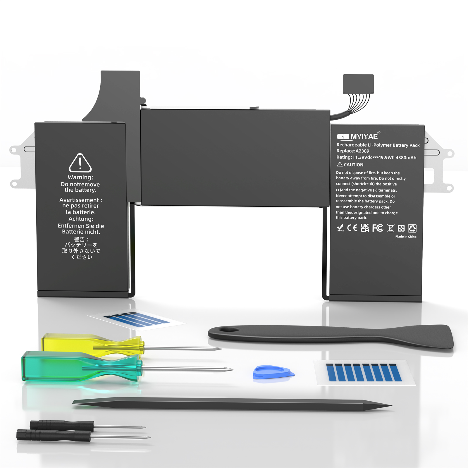 A2389 Replacement Battery for MacBook Air Retina 13 Inch Model A2337 2020 M1 EMC 3598