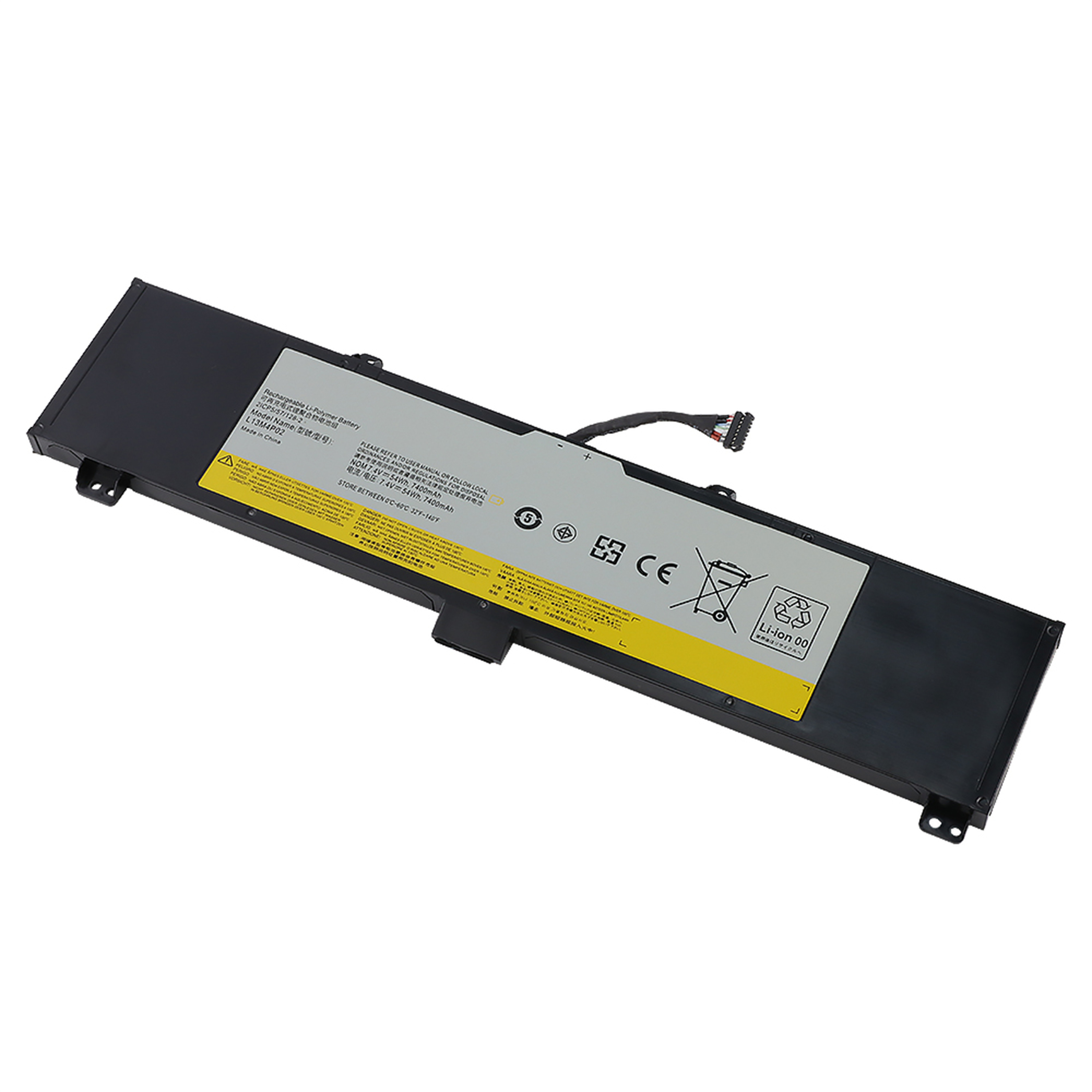 L13M4P02 rechargeable lithium ion Notebook battery Laptop battery For with Lenovo Erazer Y50-70 Y50-80 Y50P Y50P-70 Series Notebook 7.4V 54W