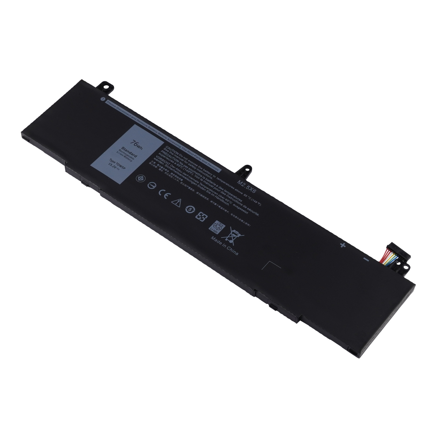 TDW5P rechargeable lithium ion Notebook battery Laptop battery 15.2V 76Wh for Dell laptop Alienware 13 R3 13 ALW13C ALW1 