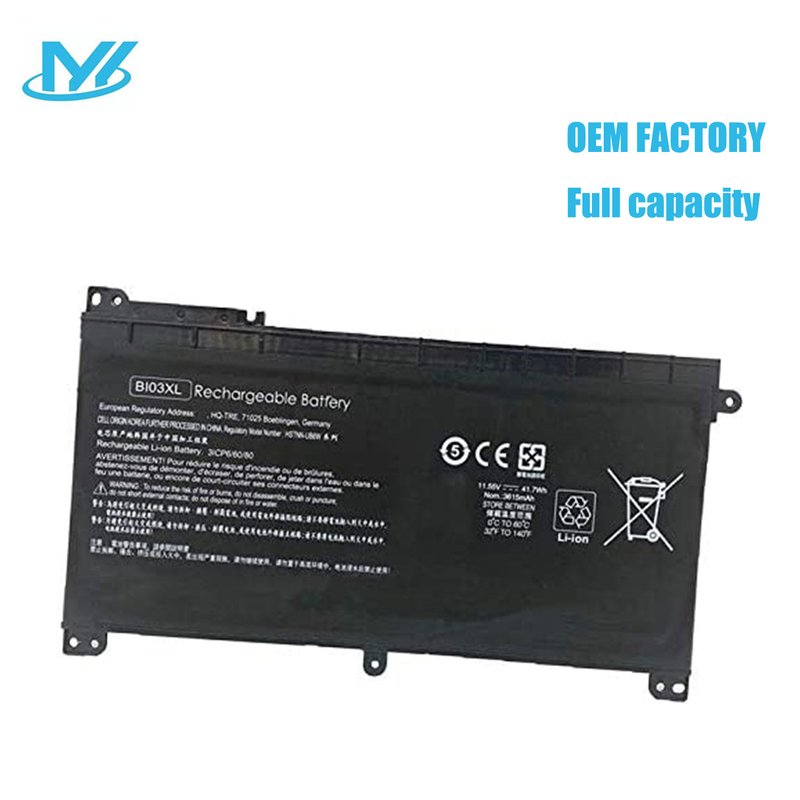 BI03XL rechargeable lithium ion Notebook battery Laptop battery 11.55 41.7Wh for HP laptop Pavilion X360 M3-U 13-U M3-U001DX 13-U118TU Stream TPN-W118 HSTNN-LB7P HSTNN-UB6W 843537-541