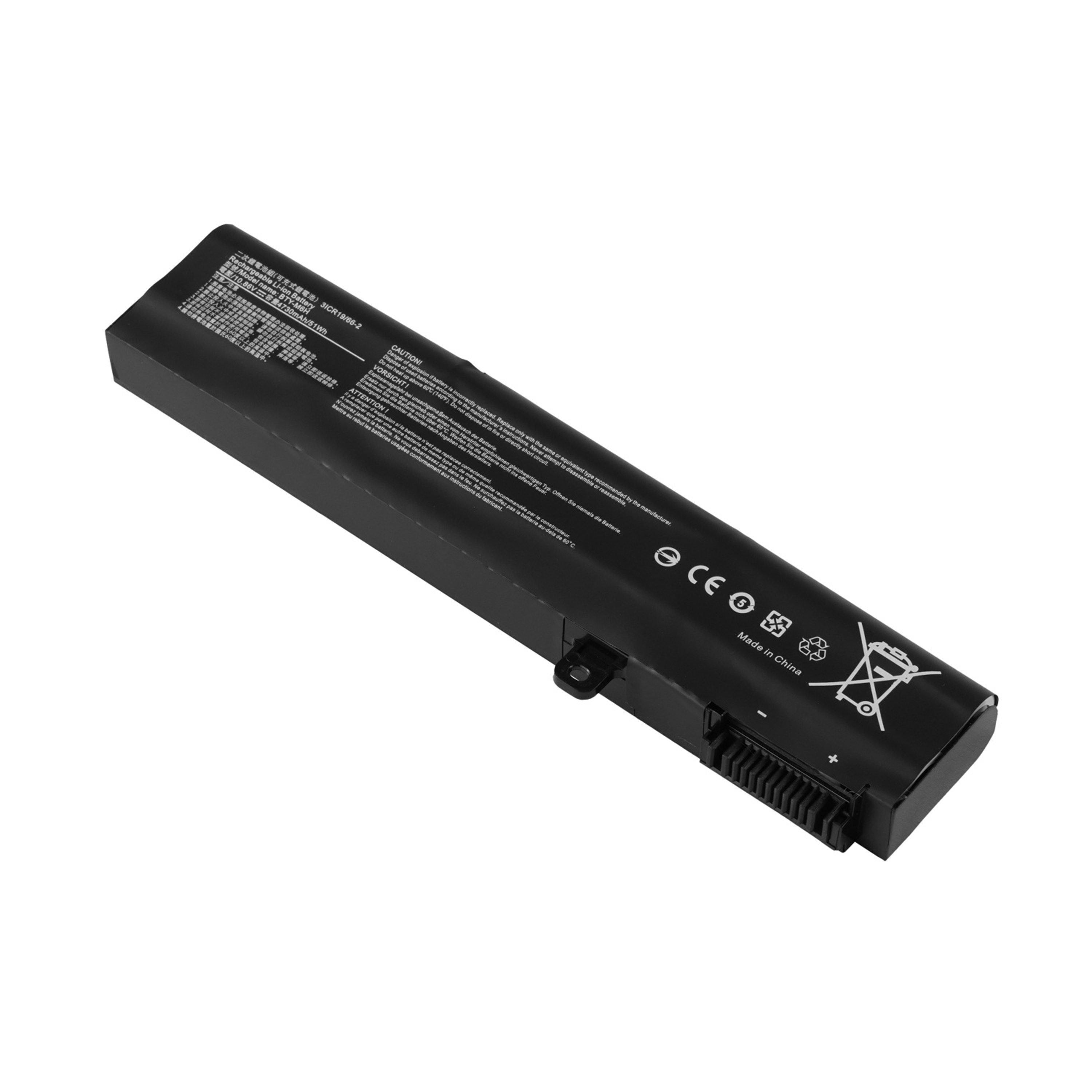BTY-M6H rechargeable lithium ion Notebook battery Laptop battery10.86V 51Wh 4730mAh