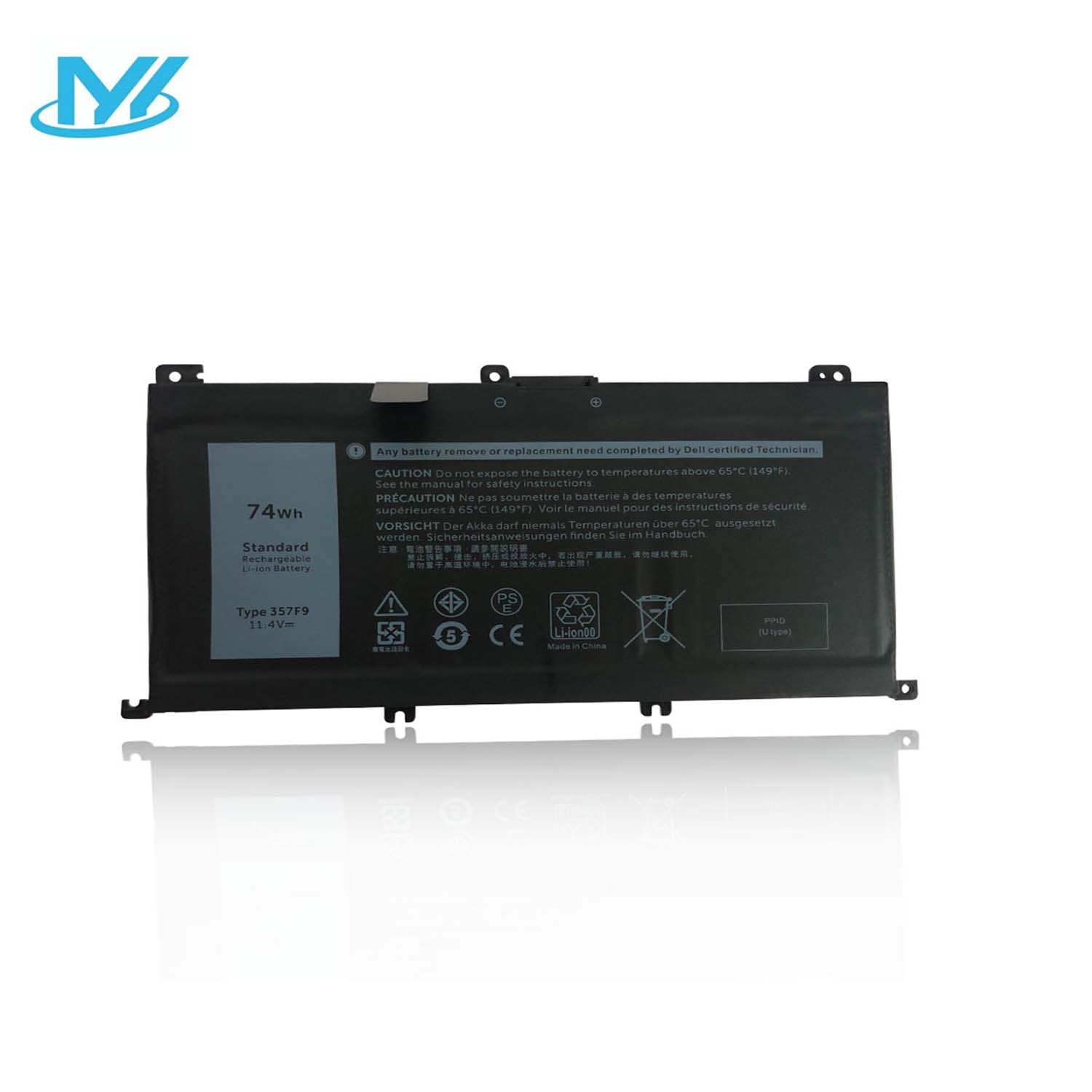 357F9 11.1V 74Wh Replacement Laptop Battery for Dell Laptop Inspiron 15 7000 7557 7559 7566 7567 5576 5577 INS15PD Series Notebook