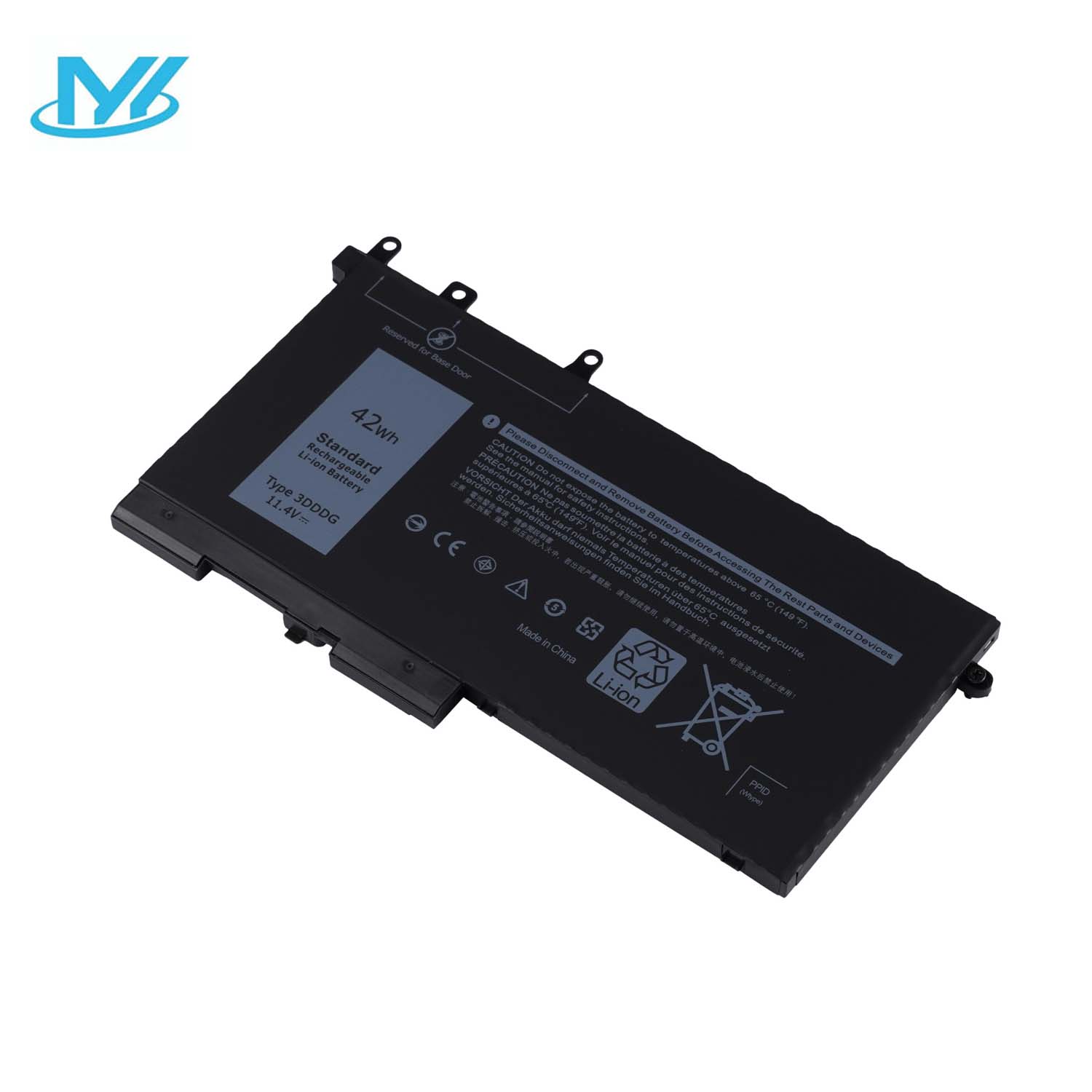 3DDDG Laptop Battery lithium ion batteries 11.4V 42Wh 4400mAh for Dell Latitude E7270 E7470 Laptop