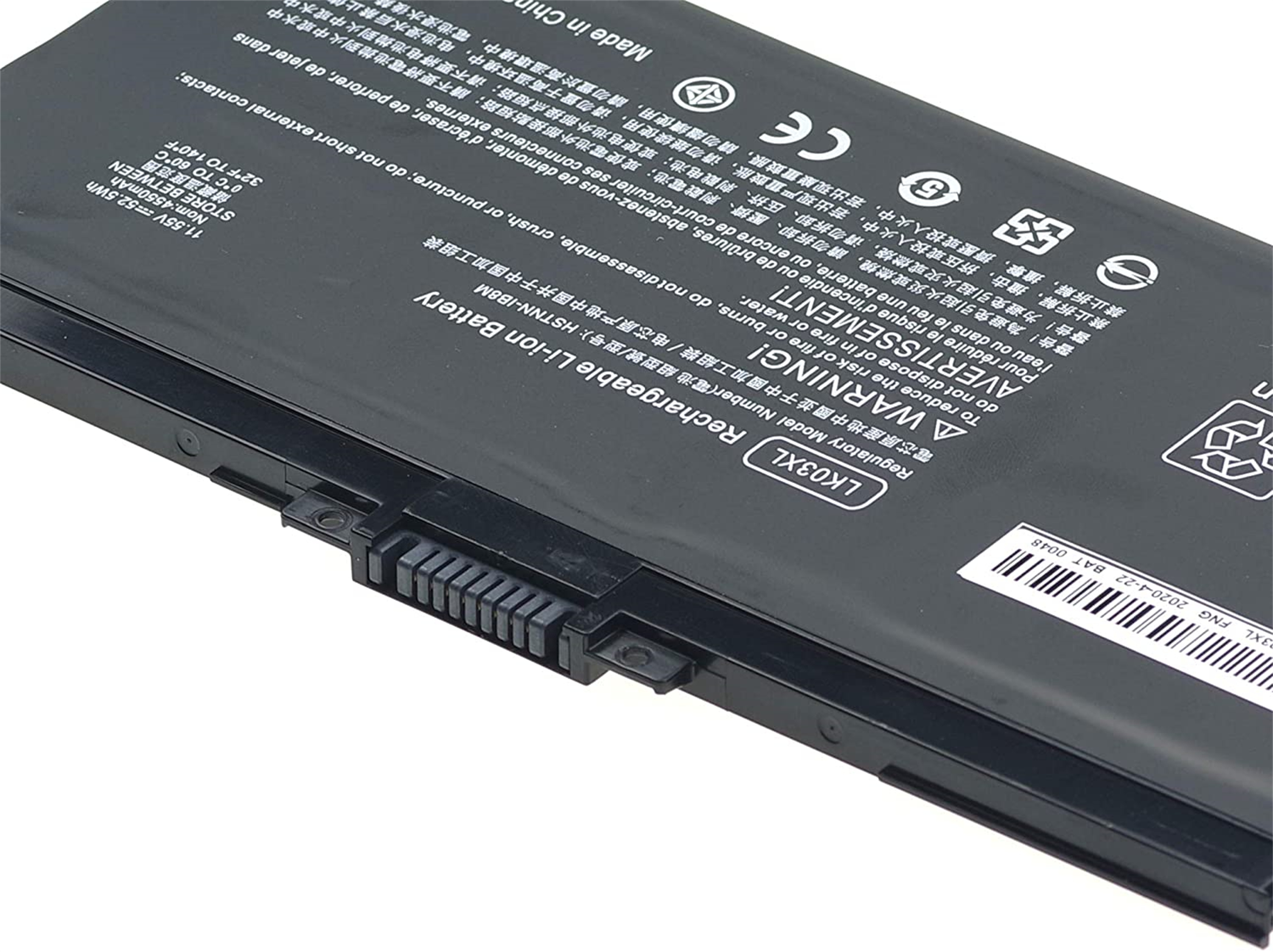 LK03XL rechargeable lithium ion Notebook battery Laptop battery for HP LK03XL, 916368-421, 916814-855, HSTNN-1B8N, HSTNN-IB8N, HSTNN-UB71, L09280-855, L09281-855, L09911-141, LK03048XL, LK03055XL-PR, 