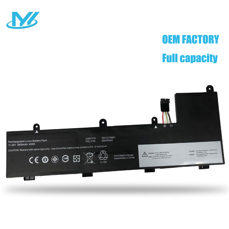 00HW043 rechargeable lithium ion Notebook battery Laptop battery LENOVO ThinkPad Yoga 11E 3rd Gen 11E Chromebook Series Notebook 11.25V 3800mAh