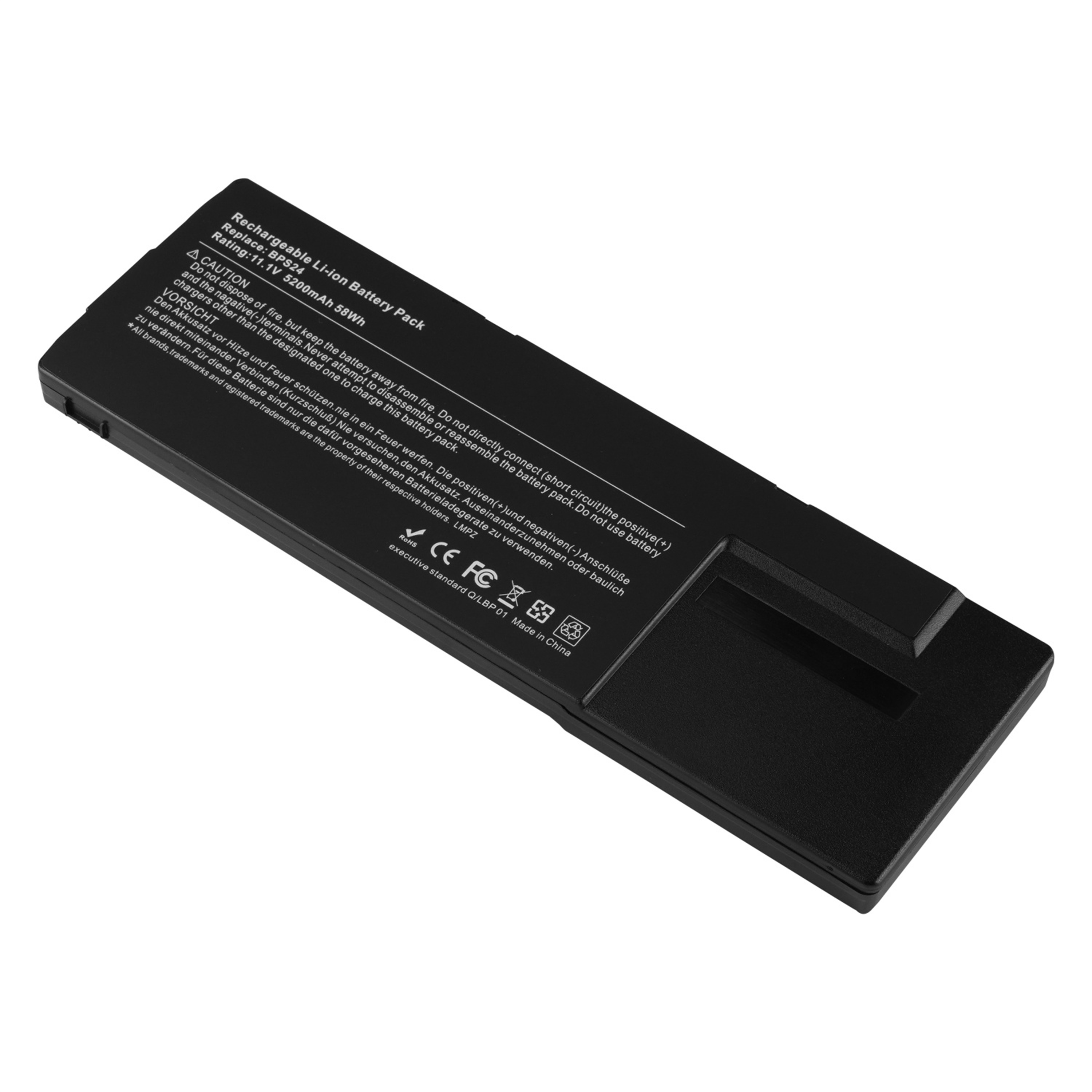 BPS24 rechargeable lithium ion Notebook battery Laptop battery Portege SONY 11.1V 5200mAh