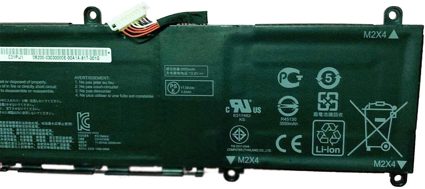 C31N1806 Amazon hot sale Genuine C31PIJ1 Laptop Battery for Asus 13 For VivoBook S13 S330FA S330FN note book battery