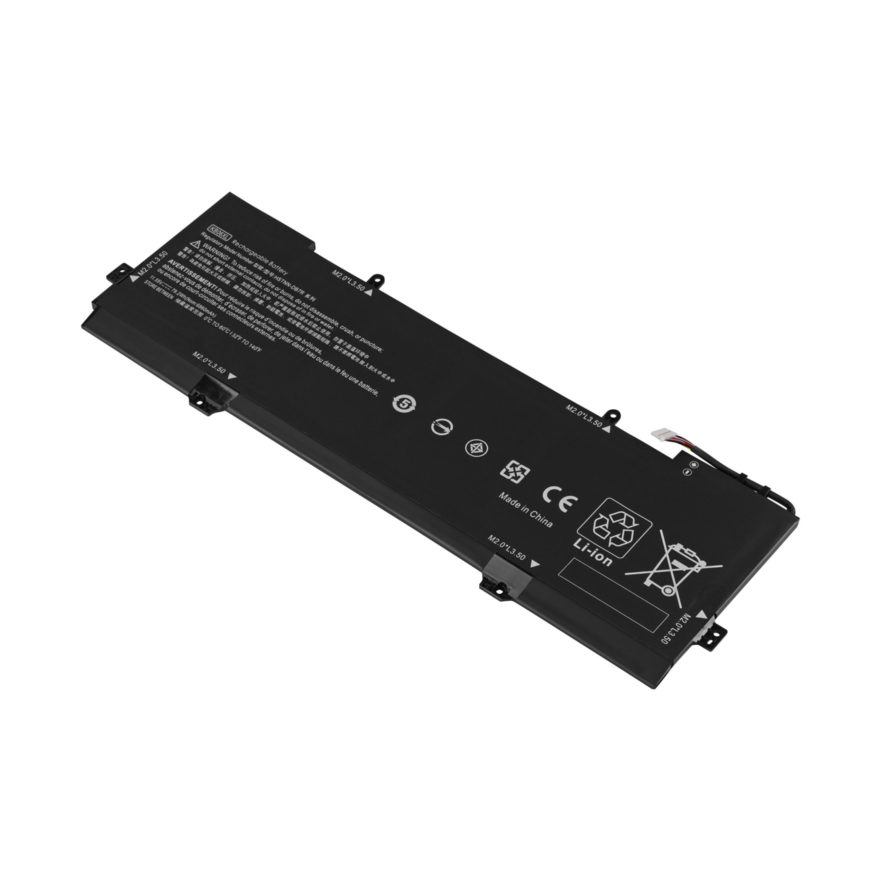 KB06XL rechargeable lithium ion Notebook battery Laptop battery 11.55V 79.2Wh 6860mAh for HP laptop Spectre x360 15B HSTNN-DB7R Battery