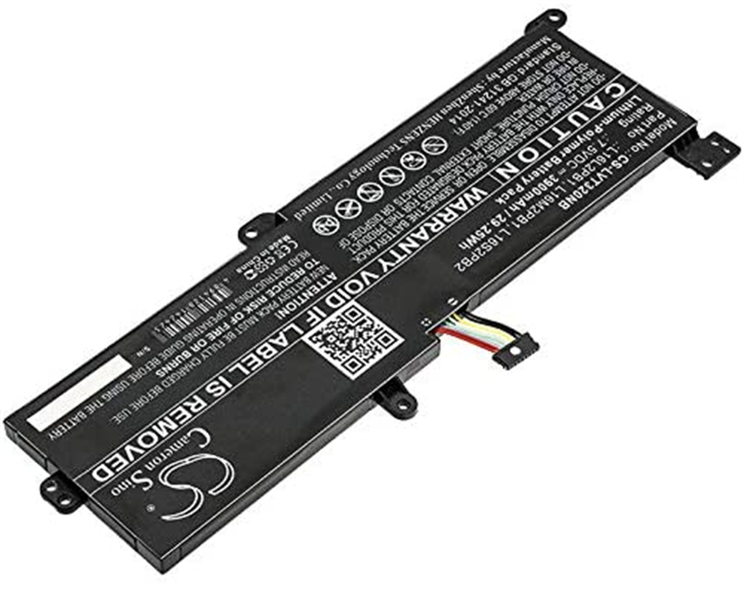 L16L2PB1 rechargeable lithium ion Notebook battery Laptop battery For Lenovo Lenovo Ideapad 320 320-15IAP 320-17IKB 320-17ISK V320 V320-17IKB 7.5V 3900mAh / 29.25Wh