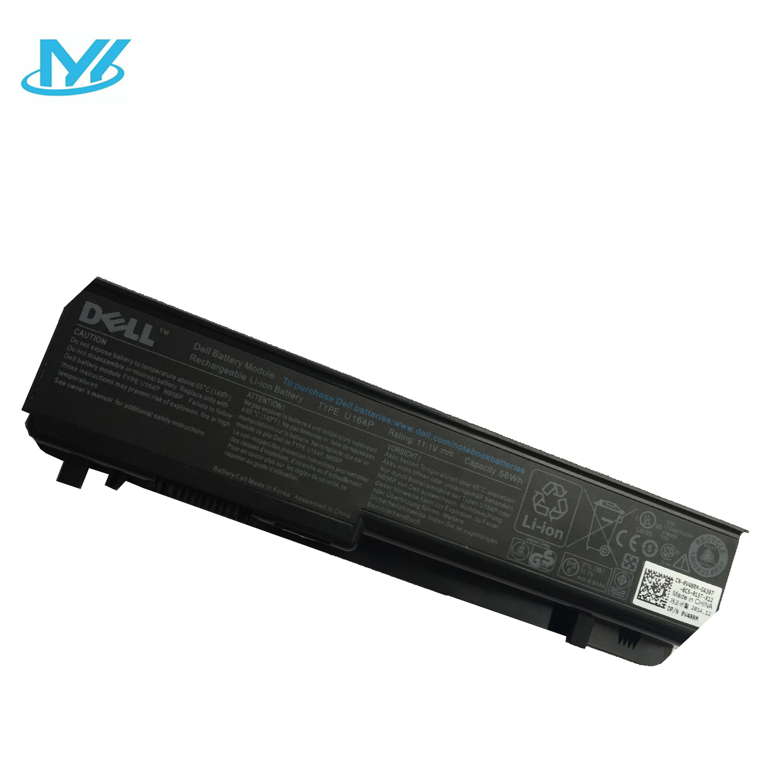 U164P rechargeable lithium ion Notebook battery Laptop battery OW077P/312-0186 /312-0196 / A3582354 11.1V 56Wh for Dell laptop Studio 1745 1747 1749