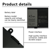 GK5KY 11.4V 43Wh Rechargeable lithium ion laptop Battery 04K8YH 92NCT 092NCT 4K8YH P20T for Dell Inspiron 13 7347 13-7352 3147 3000 11-3152 Series laptop