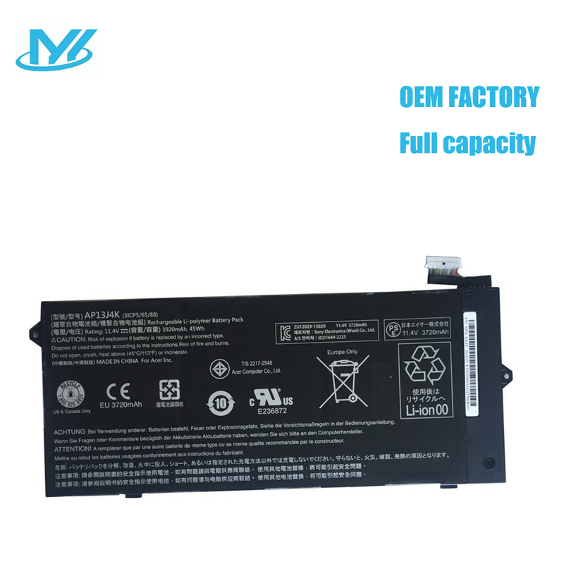 Best Seller OEM Manufacturer laptop battery lithium ion batteries AP13J4K for Acer Chromebook C720-2103 Chromebook C720-2420 Chromebook C720-2482 Chromebook C720-2653 Chromebook C720-2697