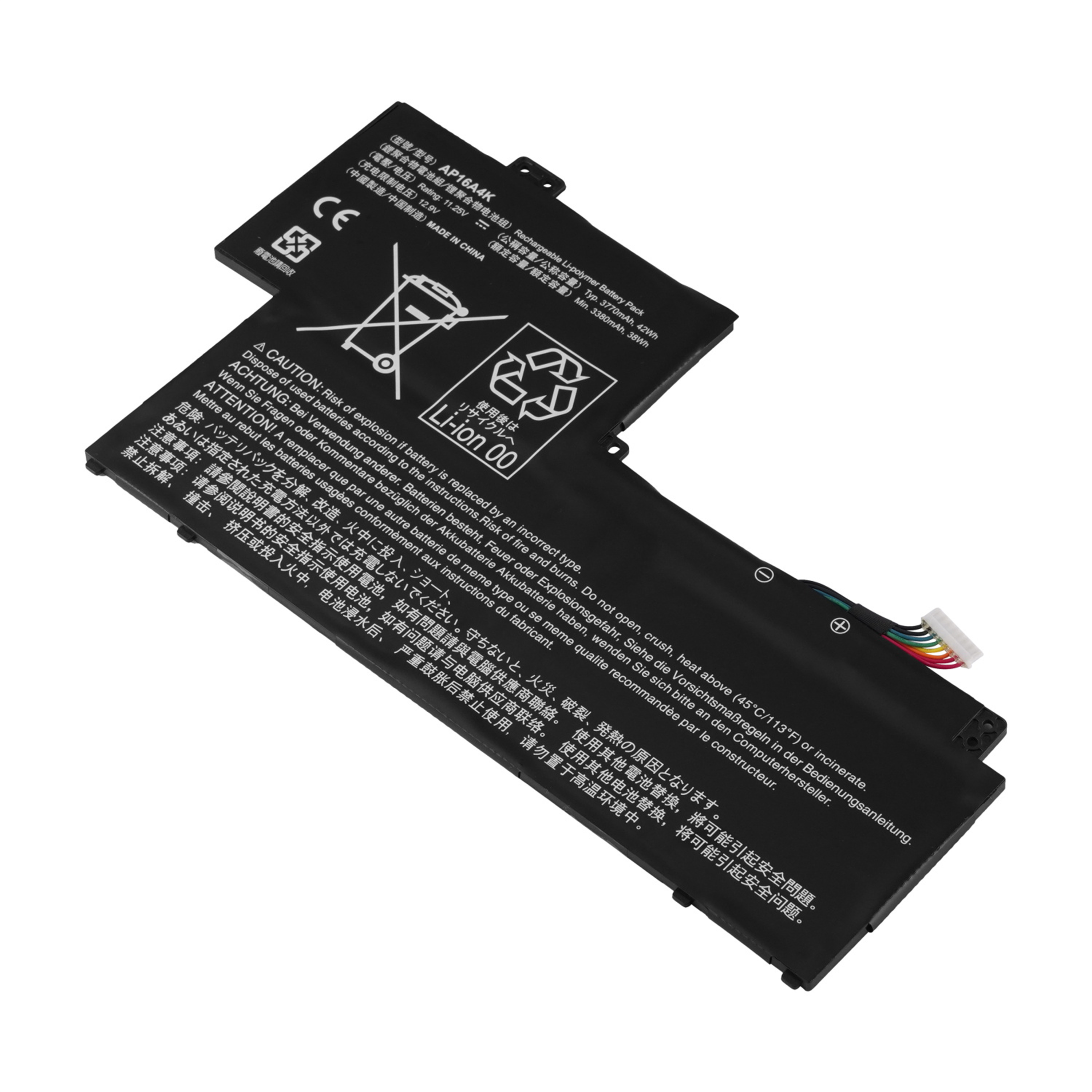 Best Seller OEM Manufacturer laptop battery lithium ion batteries AP16A4K for Acer Swift SF113-31-P865 SF11 ASPIRE 11 AO1-132 N16Q9 NE132