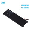 RRCGW replacement lithium ion Notebook battery Laptop battery M7R96 62MJV 11.4 V 55Wh for Dell laptop XPS 15 9550 Precision 5510 