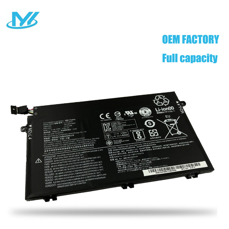 L17C3P51 rechargeable lithium ion Notebook battery Laptop battery For Lenovo For ThinkPad E580 E490 E585 E590 Series 11.1V 4120mAh (45Wh) 3CELL